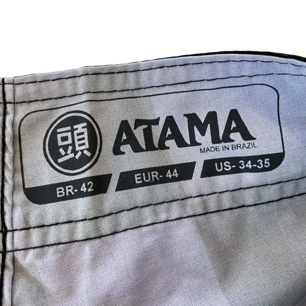 NWOT Atama Shorts Boardshorts Men’s 34-35 Purple Checkered MMA Jiu Jitsu Brazil